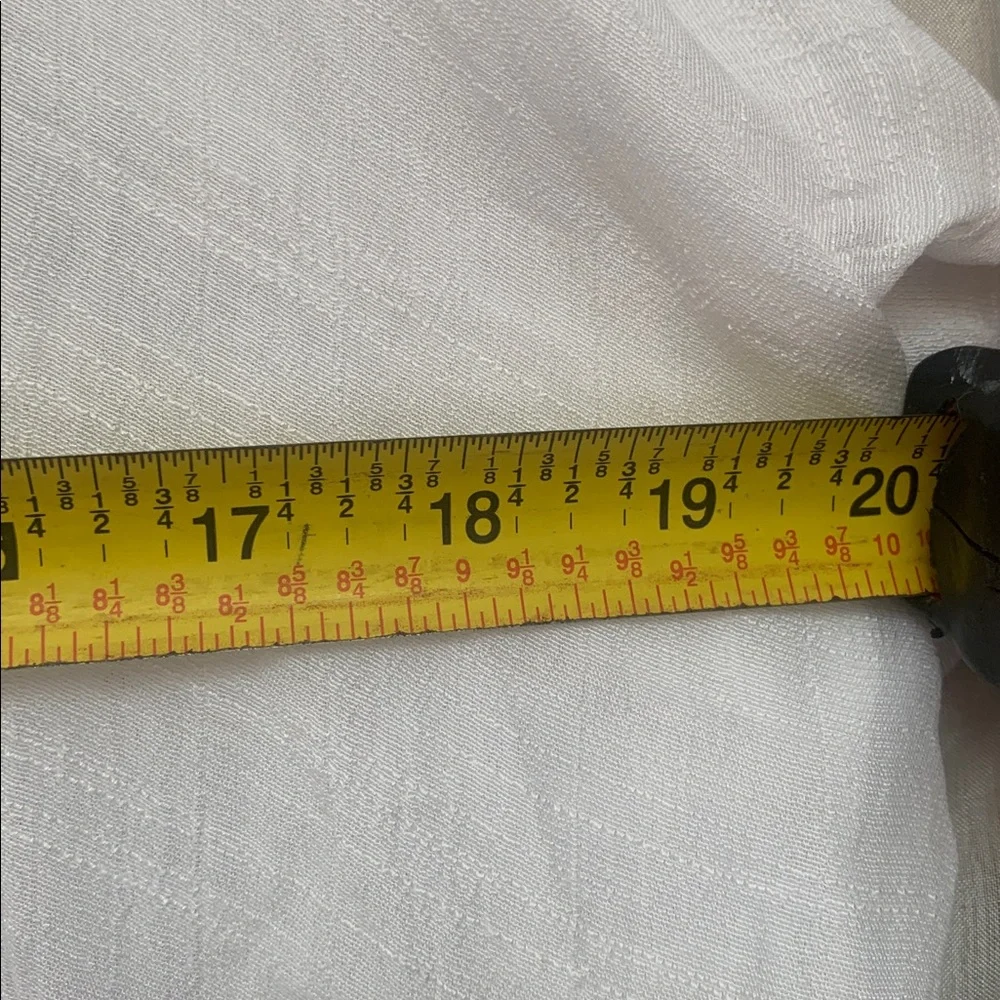 Robert Louis White Gauze Peasant Tunic with Crochet Yoke